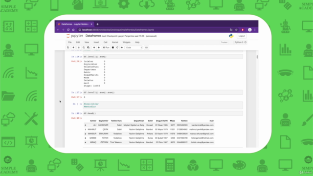 Hızlandırılmış 5 Saatlik Pandas ve Python ile Veri Analizi – Screenshot 2
