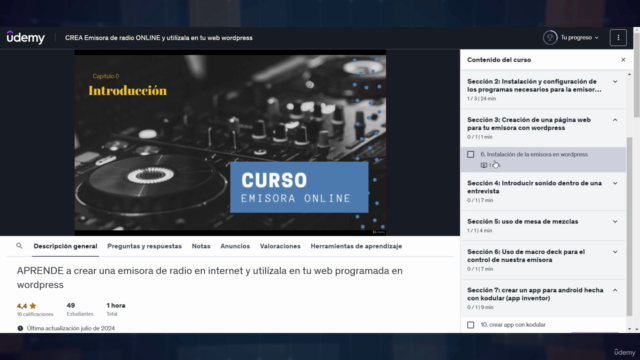 CREA Emisora de radio ONLINE y utilízala en tu web wordpress – Screenshot 2