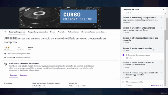 CREA Emisora de radio ONLINE y utilízala en tu web wordpress – Screenshot 3