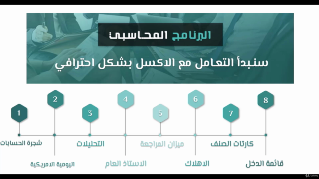 Accounting Excel In Arabic | الاكسل المحاسبي بالعربية – Screenshot 3