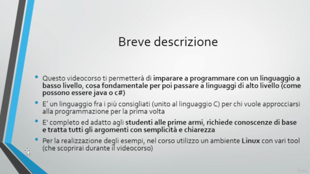 Corso di programmazione assembler 8086 – Screenshot 3