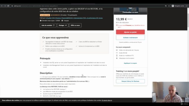 SQL Server : L'administration d'un serveur SQL Partie 3 – Screenshot 2