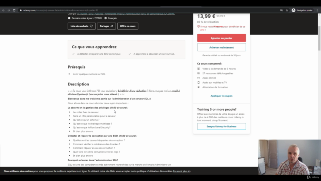 SQL Server : L'administration d'un serveur SQL Partie 3 – Screenshot 4