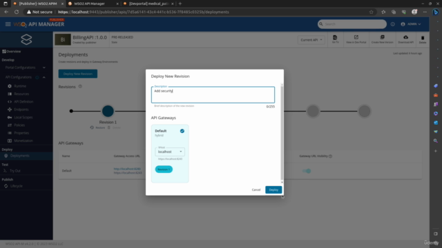 Diseño y Administración de APIs con WSO2 API Management – Screenshot 4