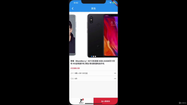 Flutter实战项目-仿京东商城(provider/dio/缓存/model) – Screenshot 3
