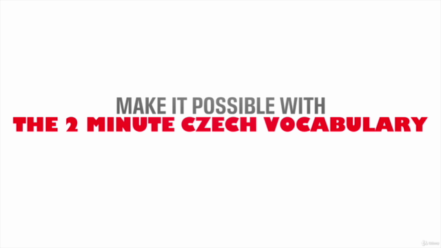 The 2 Minute Czech Vocabulary – Screenshot 1