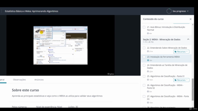 Estatística, Probabilidade e Machine Learning – Screenshot 3