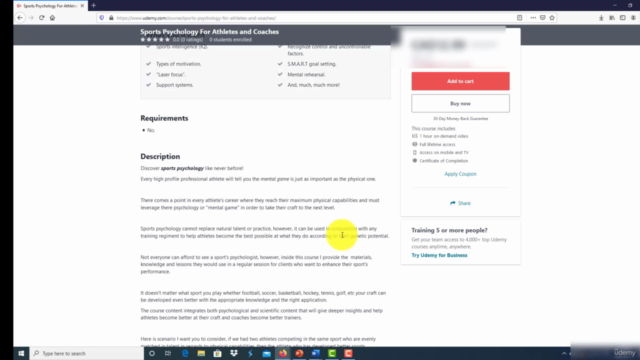 Sports Psychology For Athletes and Coaches Certificate – Screenshot 1