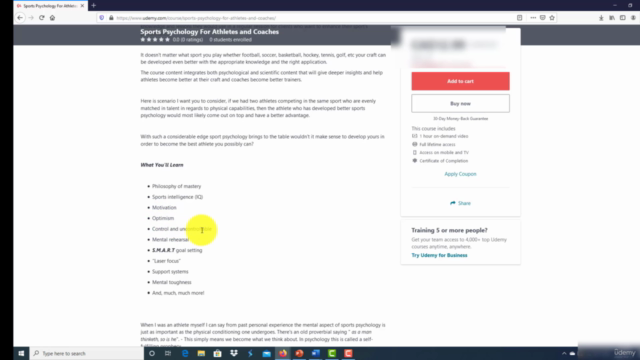 Sports Psychology For Athletes and Coaches Certificate – Screenshot 3