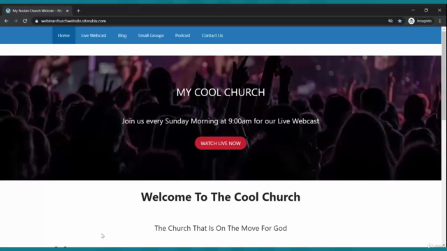 How To Build A Website For Your Church From Scratch For Free - Screenshot_01