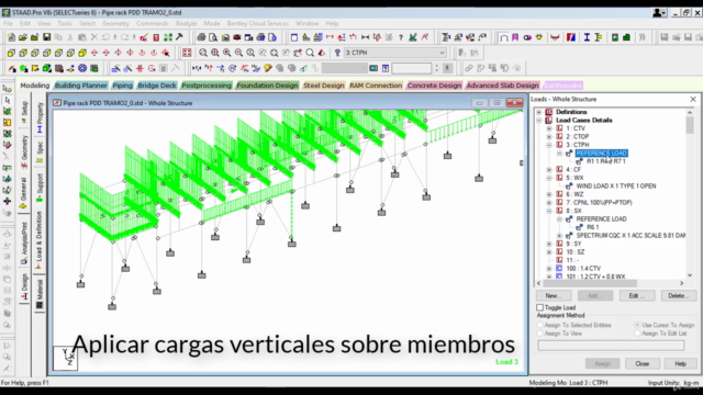 Análisis y Diseño de Estructuras con STAAD.Pro - Nivel 1 – Screenshot 2