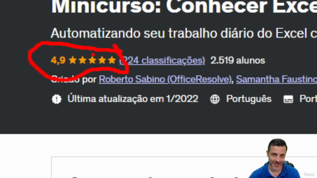 Minicurso: Conhecer Excel com VBA – Screenshot 2