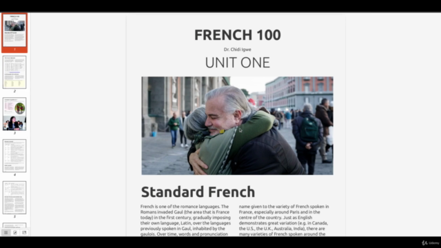 University French 100 – Screenshot 3