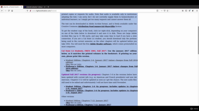 University French 100 – Screenshot 4
