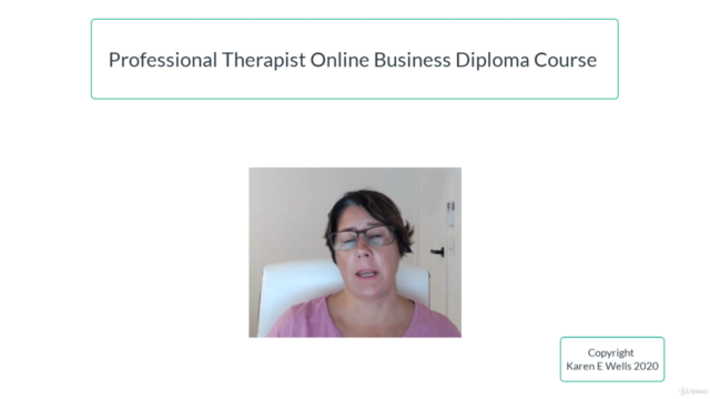 Professional Therapist Online Business Diploma Course – Screenshot 1