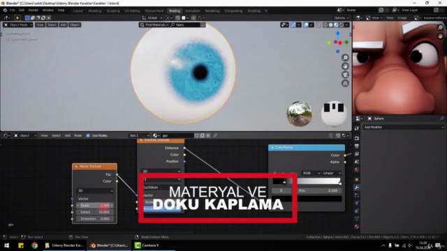 Blender 2.82 Karakter Modelleme ve Animasyon Eğitimi – Screenshot 1