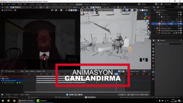 Blender 2.82 Karakter Modelleme ve Animasyon Eğitimi – Screenshot 2
