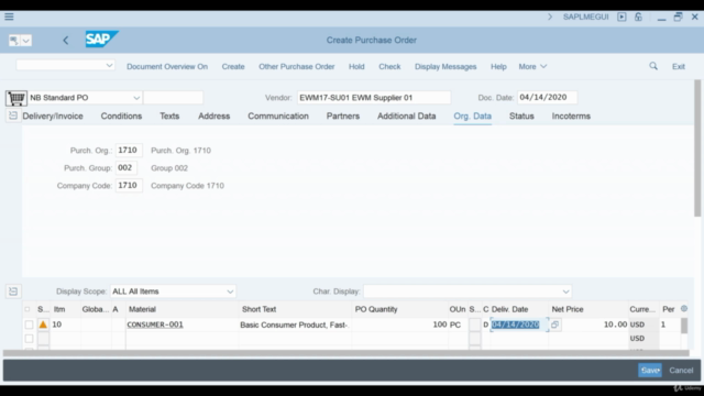 SAP EWM & S/4 HANA: Extended Warehouse Management – Screenshot 1