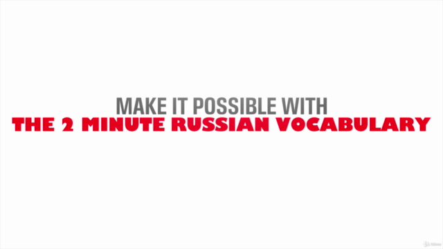 The 2 Minute Russian Vocabulary – Screenshot 1