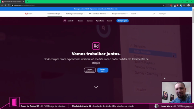 Curso completo de Adobe XD para aplicativos e sites – Screenshot 2