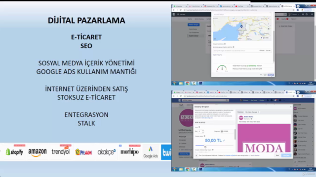 3 Kurs Bir Arada - Dijital Pazarlama | E-Ticaret | SEO – Screenshot 1