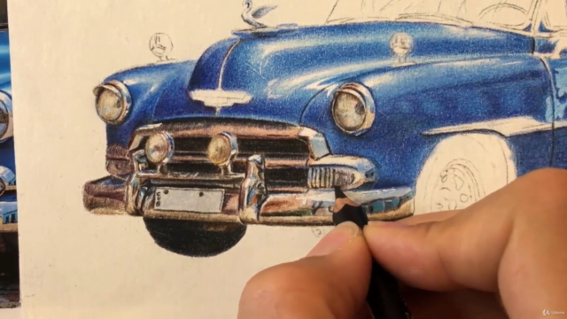 Realistic Drawing: Colored Pencil Drawing Art Course – Screenshot 3