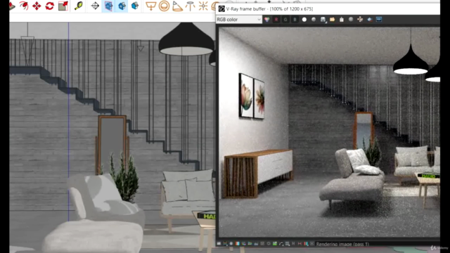 Curso prático de renderização em v-ray para sketchup – Screenshot 3