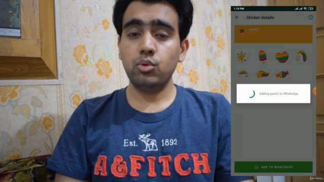 Make Whatsapp Stickers App in Android Studio – Screenshot 2
