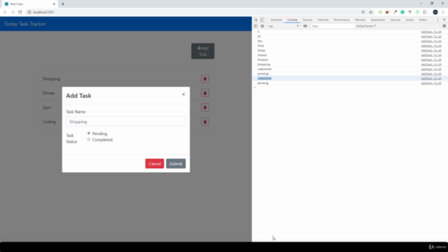 Redux Beginner Guide with React Hooks – Screenshot 2