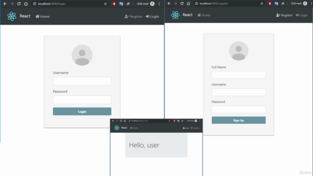 Restful API With Spring Boot And React (Redux, Router,Hooks) – Screenshot 4