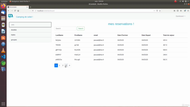 Java Spring - Angular application gestion des réservations – Screenshot 3