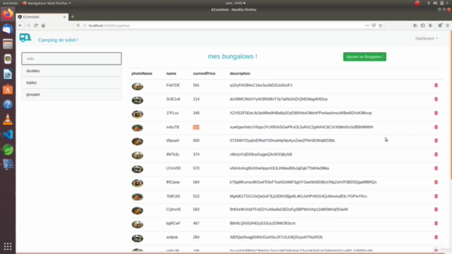 Java Spring - Angular application gestion des réservations – Screenshot 4