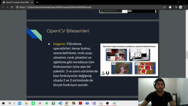 (1/2) Python'la OpenCv Görüntü İşleme Kursu |2021 – Screenshot 2