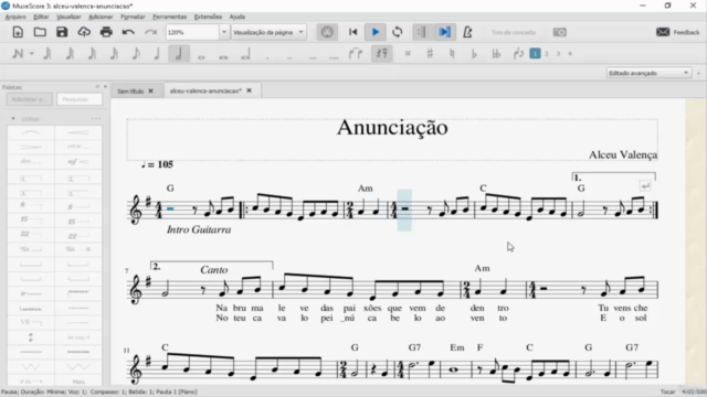 Música no Computador com o MuseScore 3 – Screenshot 3