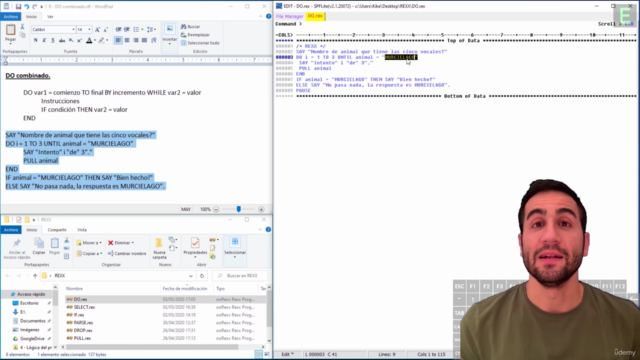 Curso de REXX completo, desde 0, para Windows y z/OS - Screenshot_02