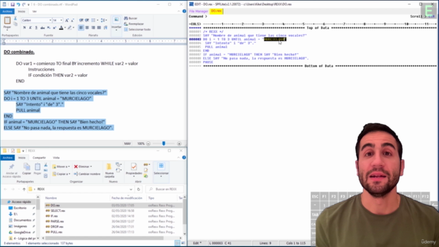 Curso de REXX completo, desde 0, para Windows y z/OS – Screenshot 2