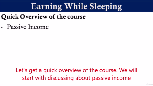 Earning While Sleeping - 10 Amazing Passive Income Methods – Screenshot 1