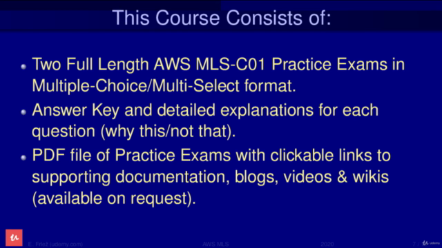 AWS Certified Machine Learning Specialty Practice Exams 2021 - Screenshot_03