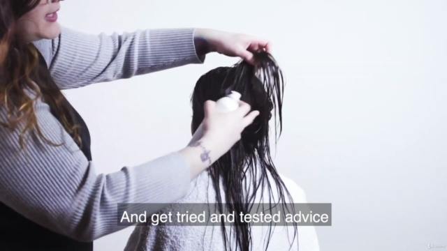 Blow drying for LONG & SHORT HAIR – Screenshot 2