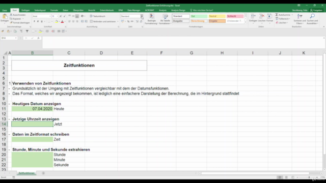 Microsoft Excel im Büro für Fortgeschrittene – Screenshot 1