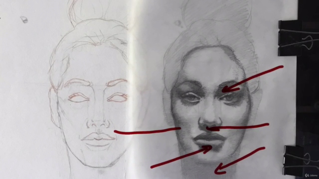The Beauty of Portrait Drawing - The Front View. – Screenshot 4