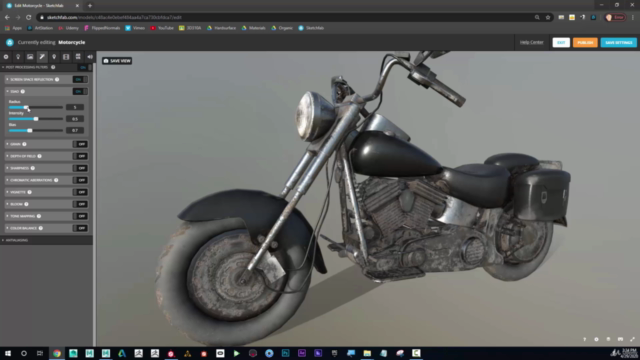 Rendering in Maya / Unreal / Marmoset / Sketchfab – Screenshot 2