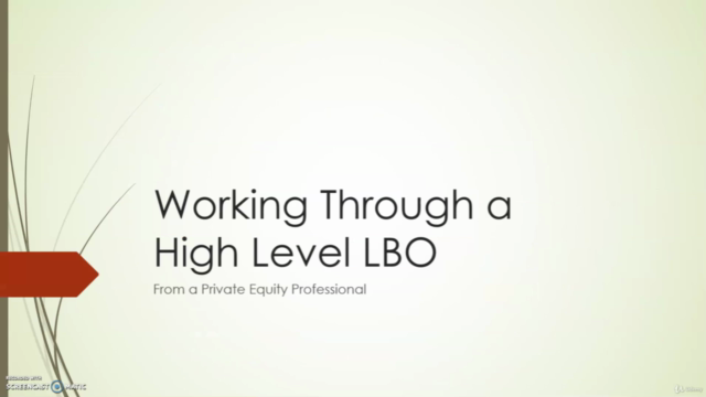 Conceptual Fundamentals - LBO Modeling – Screenshot 3
