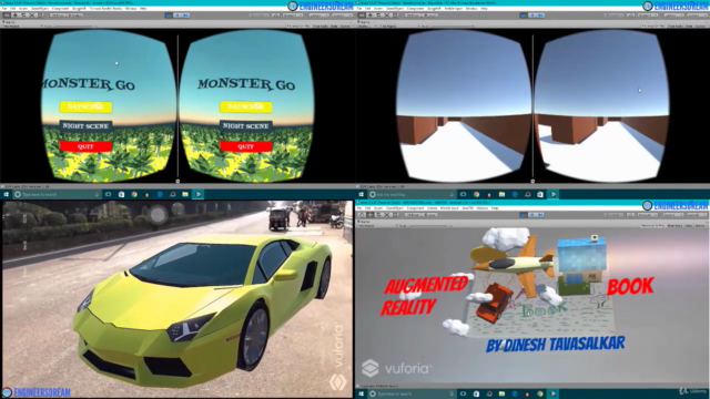 Build Augmented Reality (AR) apps with ARFOUNDATION & Unity – Screenshot 1