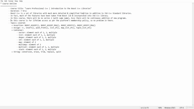 Learn Professional C++ | Introduction to Boost C++ Libraries – Screenshot 2