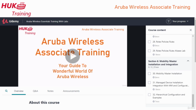 Aruba Wireless Training With Labs For ACA ACMA ACMP – Screenshot 4