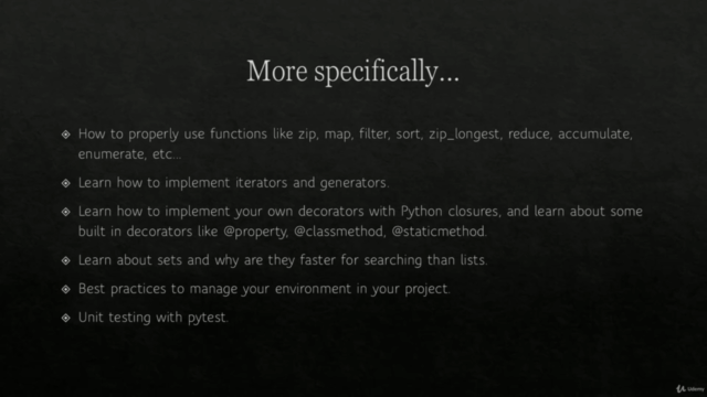 Advanced Python Skills: become a better Python developer! – Screenshot 2