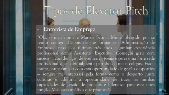 Elevator Pitch- como vender as suas ideias em 30 segundos – Screenshot 3