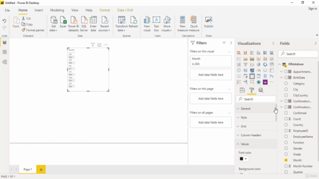 Create a Dashboard in POWER BI in an Hour – Screenshot 1