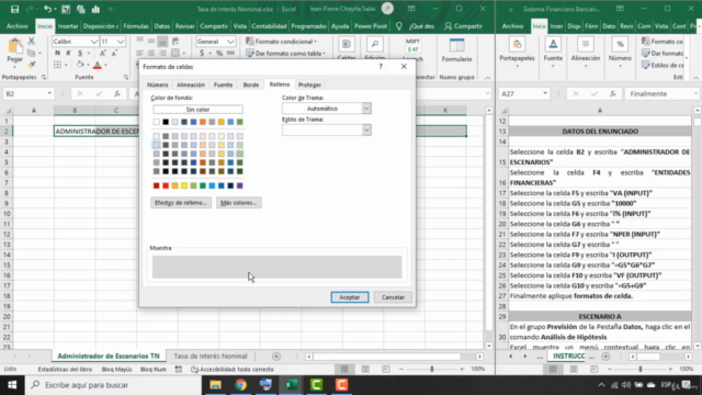 Microsoft Excel Aplicado a las Finanzas / Excel Financiero - Screenshot_04